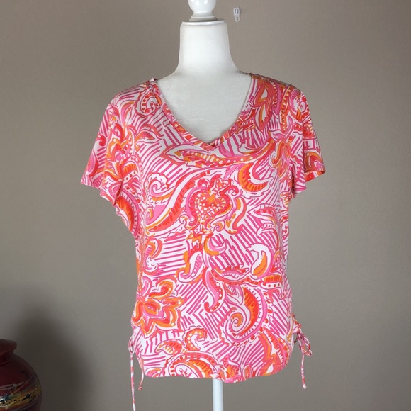 Caribbean Joe Tops - Caribbean Joe V-neck Short sleeve T-shirt